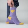 Chaussettes coeur pour femmes