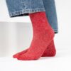 Chaussettes pailletées en coton peigné - femmes