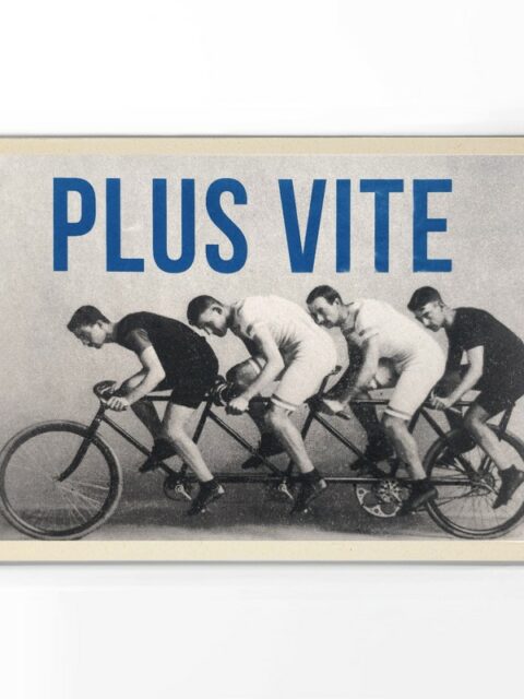Affiche - Plus vite