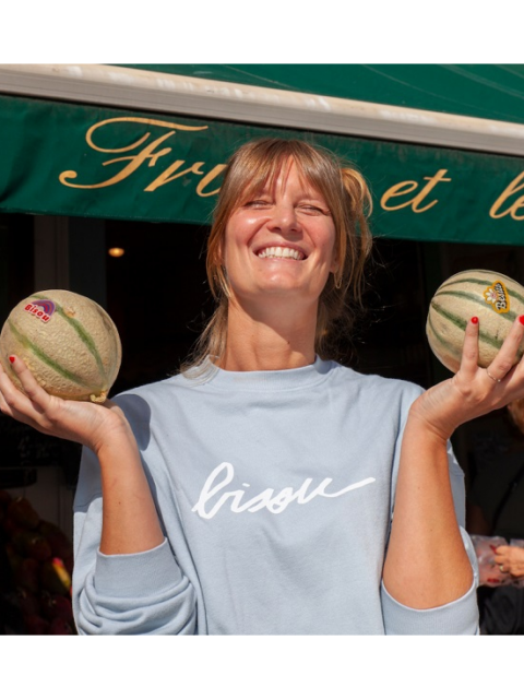 Sweat "Bisou" pour adulte - Mathilde Cabanas