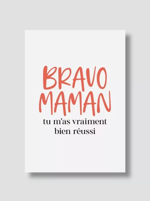 Carte postale - Bravo Maman