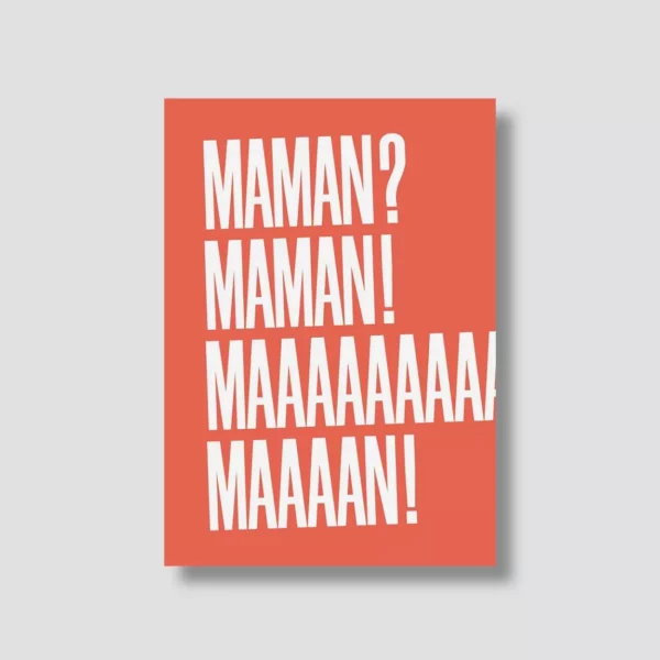 Carte postale - Mamaaaaaaaaaan