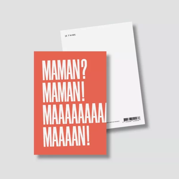 Carte postale - Mamaaaaaaaaaan