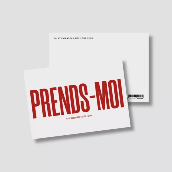 Carte postale - Prends-moi