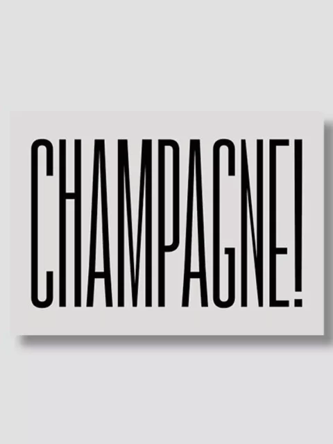 Carte postale - Champagne !