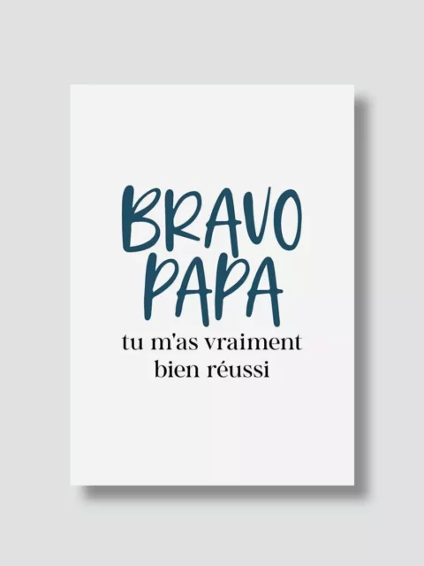 Carte postale - Bravo Papa