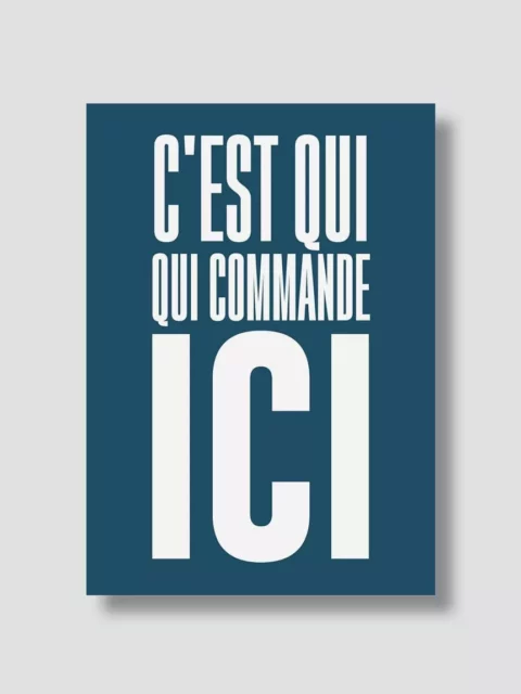Carte postale - C'est qui qui commande ici